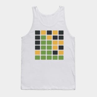 Wordle fun game puzzle Tank Top